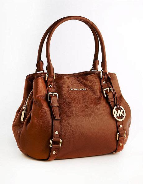 kors michael kors brown leather duster|Michael Kors brown purses.